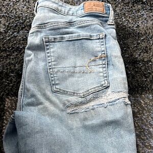 Light Blue Distressed Jeans